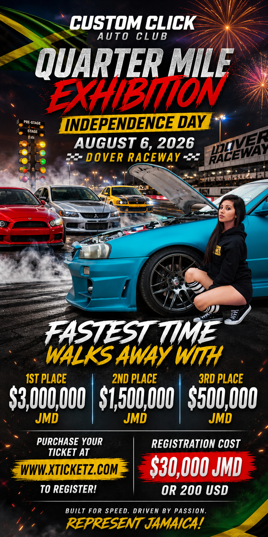 Quarter mile exhibition