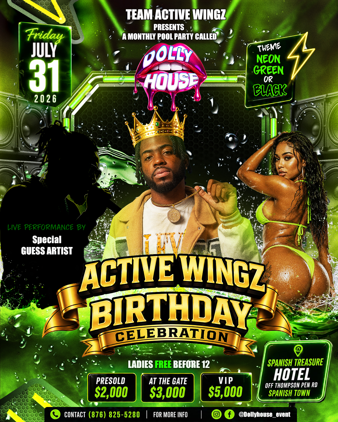 Dolly House  Active Wingz Bday Celebration